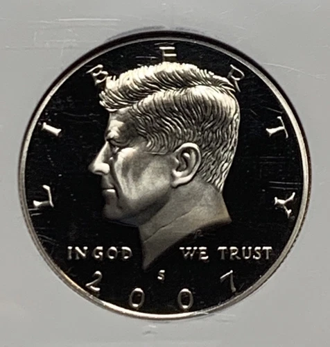 2007 S 50c Kennedy Half Dollar Clad Proof NGC PF70 Ultra Cameo**AKXRX009