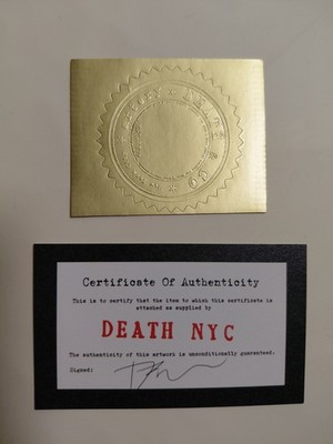 Death NYC 13x18 Pop Art Limited Edition Signed Numbered Doraemon x