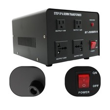 2000W Voltage Converter Transformer Step Up/Down 110V-120V / 220-240V