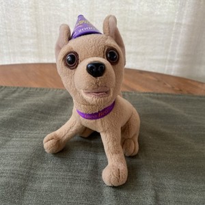 Taco Bell Talking Chihuahua Dog 6" Plush 2000 Happy New Year Party Hat 