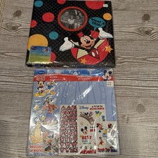 Disney Mickey Mouse Scrapbook Album  Page Kit Bundle New Sealed