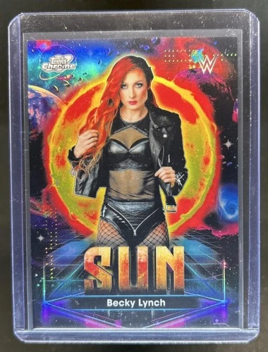 2026 Topps Cosmic Chrome WWE Becky Lynch Planetary Pursuit - Sun SP #PPST-7