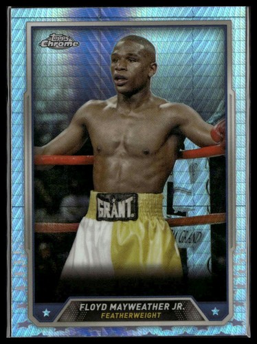 Floyd Mayweather Jr. [Prism Refractor] #33 card