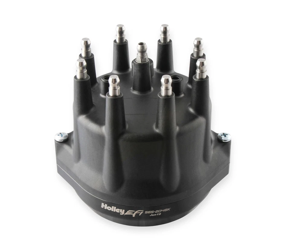 Distribuidor de cubierta alta BBC 565-204BK Holley EFI Dual Sync, negro Foto 4 de 4