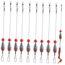 Carolina Rig for Bass Fishing Catfish Rigs Saltwater Bottom 3/8 oz 10pcs