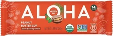 (Free Duty Tax) ALOHA Organic Plant Based Protein Bars - Peanut Butter Cup B