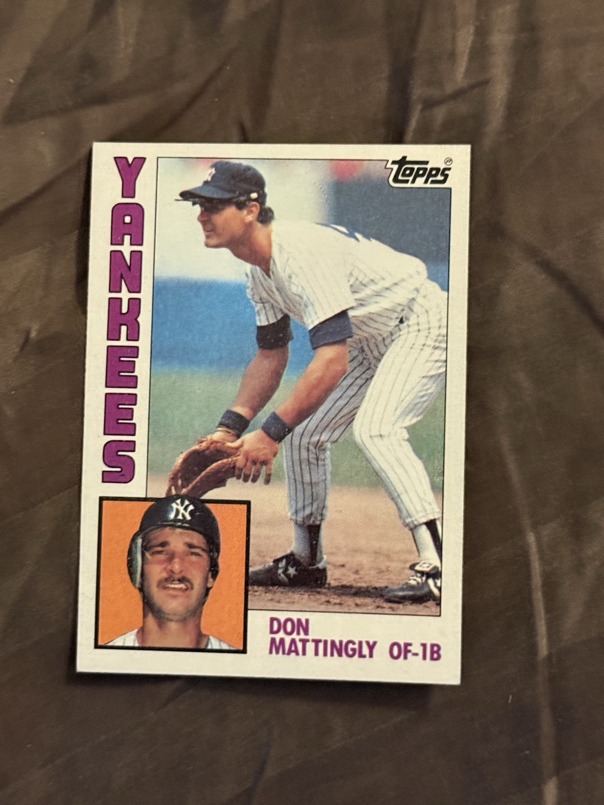 Don Mattingly Yankees 1984 Topps Rookie #8
