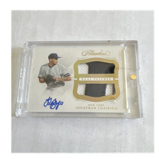 Panini 2019 Flawless Jonathan Loaisiga Dual Patch Autographs Auto DPA-JL 7/10