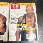 TV Guide Lot of 3 Wrestling Cover Magazines Goldberg Austin The Rock Dec/Mar — photo 4