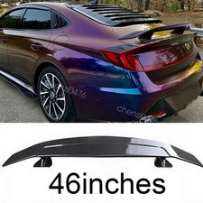 For Hyundai Sonata Sedan Carbon Style 46inch Car Rear Trunk Spoiler Lip Wing Rac For Hyundai Sonata Sedan Carbon Style 46inch Car Rear Trunk Spoiler Lip Wing Rac