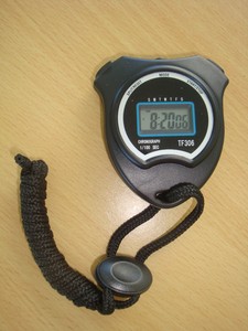 STOPWATCH handheld DIGITAL 1/100 seconds precision stop watch ALARM timer clock | eBay
