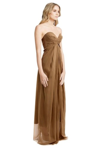 AURELIO COSTARELLA Silk Ramen Gown Sweetheart Size 6 AU RRP 925 WITH DEFECTS - Picture 2 of 8