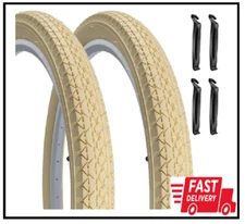 2 Pack 26"x2.125" Beach Cruiser Replacement Tires for City Hybrid Bicycles
