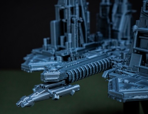 THE REFINERY Plastic Model Spaceship ALIEN movie Spacecraft 3D Print - Picture 9 of 12