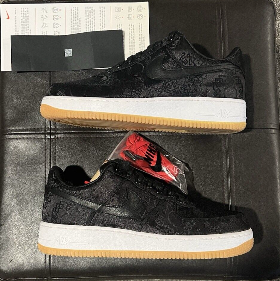 Nike Air Force 1 Low x Fragment x CLOT Black Silk CZ3986-001 Nike Air Force 1 Low x Fragment x CLOT Black Silk CZ3986-001