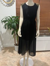 Forever 21 Black/Gold Dress Size L
