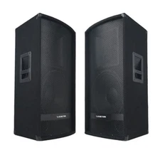Sound Town 15" 1400W 2-Way Full-range DJ PA Passive Speaker (METIS-115-PAIR)