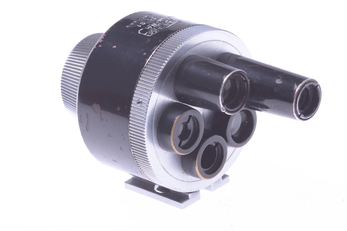 ✅ ZEISS JENA CONTAX IIA TURRET FINDER *RARE* VIEW FINDER 25MM-135MM LENSES