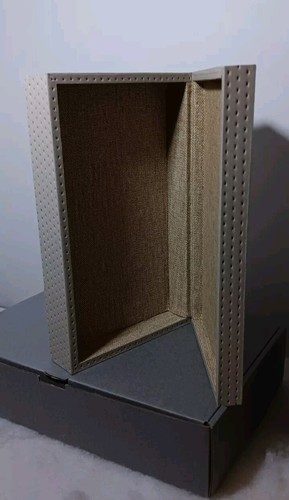Pigeon & Poodle Dayton Light Gray Standard Full Grain Leather Domino Box Set - Picture 12 of 24