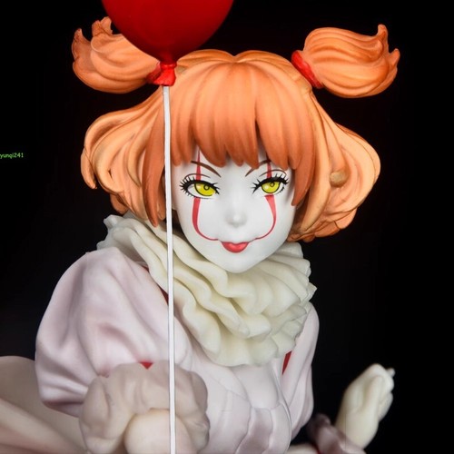Horror Series It Female Version Of Pennywise Figure Statue Collectibles 19cm Toy - Picture 4 of 12
