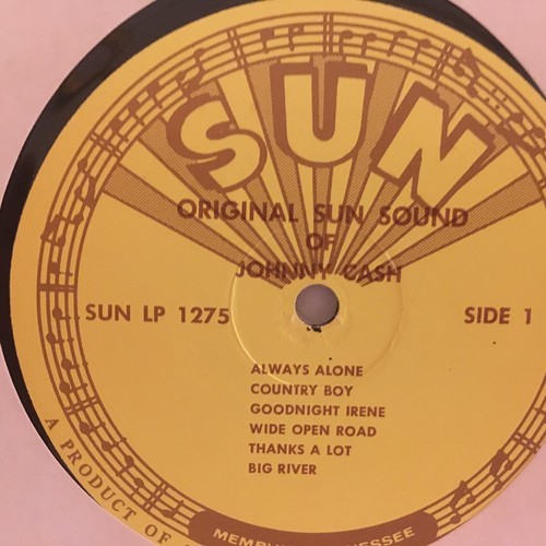 JOHNNY CASH LP ORIGINAL SUN SOUND - 第 4/4 張圖片