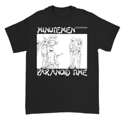 Minutemen band punk rock Black T-shirt Short sleeve All sizes