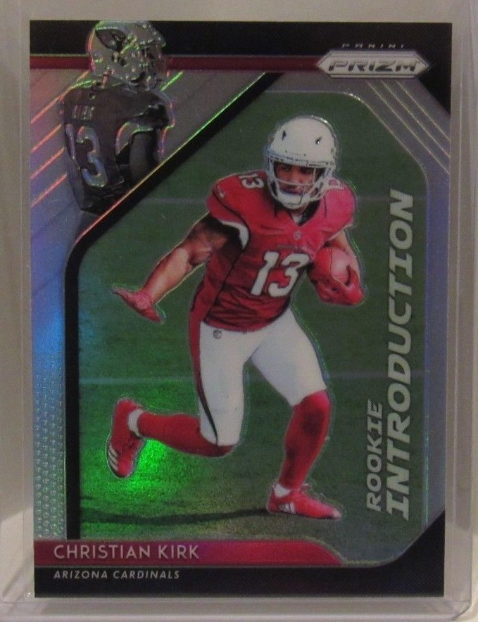 Christian Kirk 2018 Panini Prizm Silver Refractor Rookie Introduction Cardinals