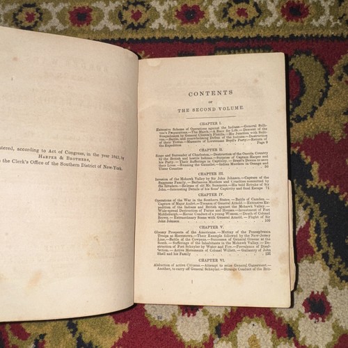 Border Wars of The American Revolution by William Stone 1843 2 Vols Family Lib - Picture 18 of 24