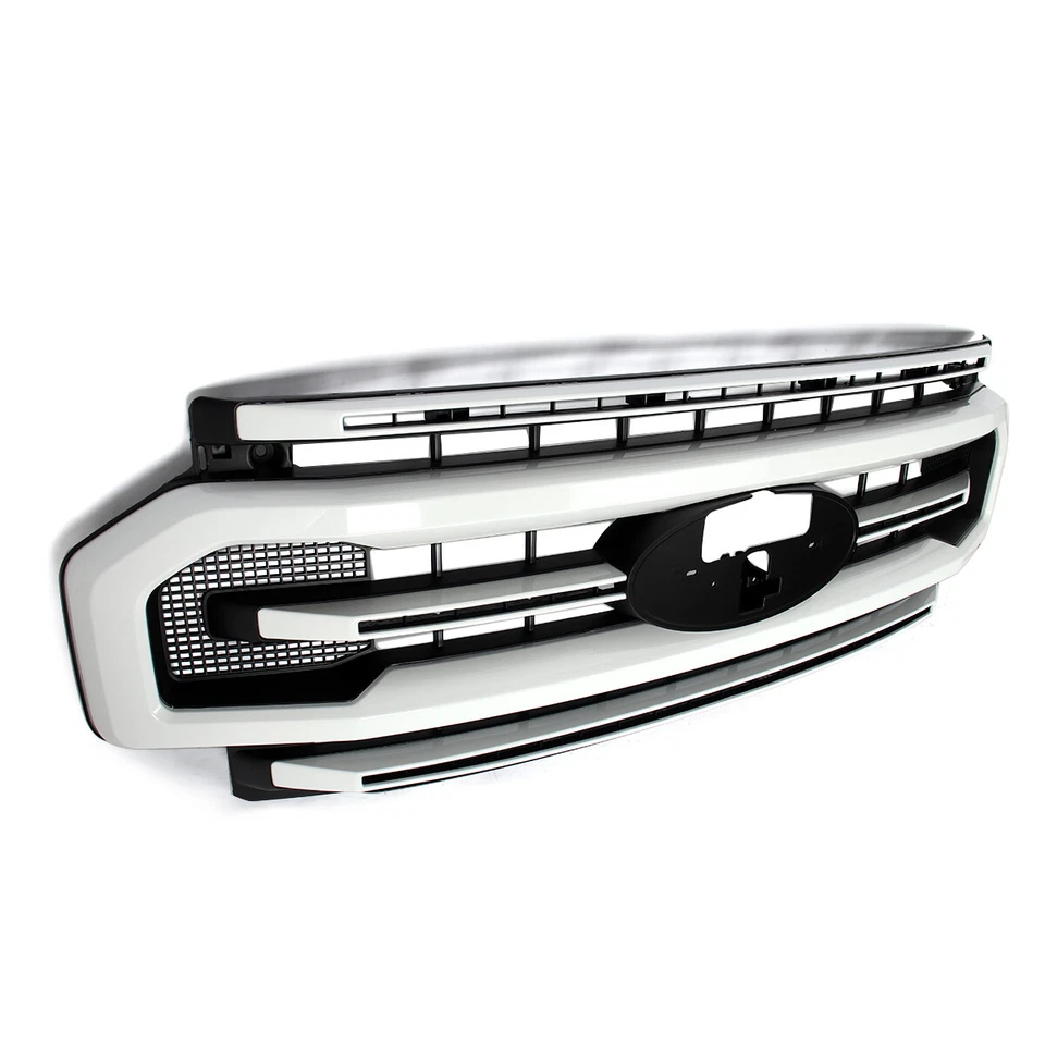 Z1 OXFORD WHITE Grille Assembly For 2020-2022 Ford F250 F350 Super Duty Platinum - Image 4 of 4