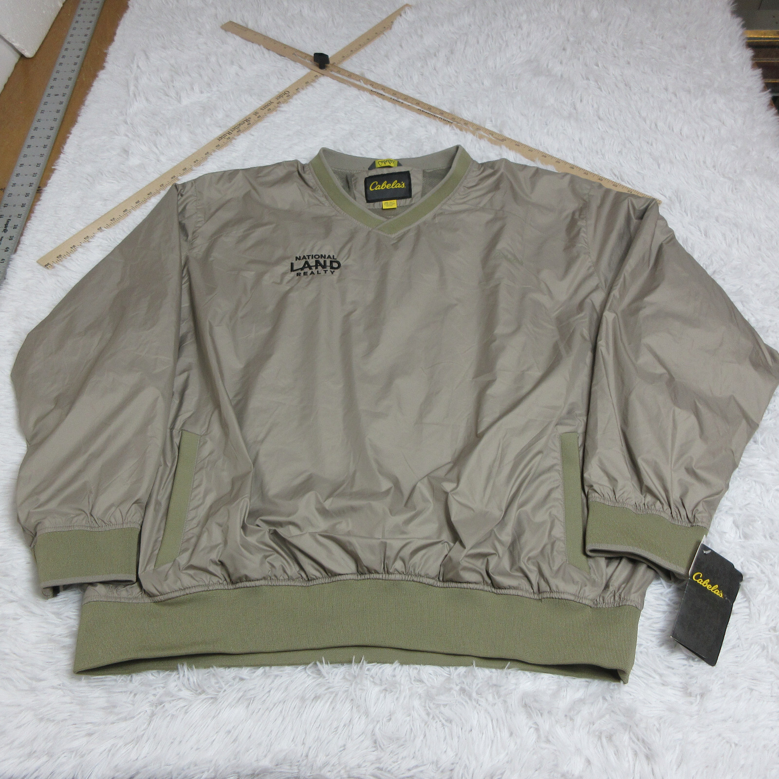 Cabelas Pullover Windbreaker Jacket 3XL 