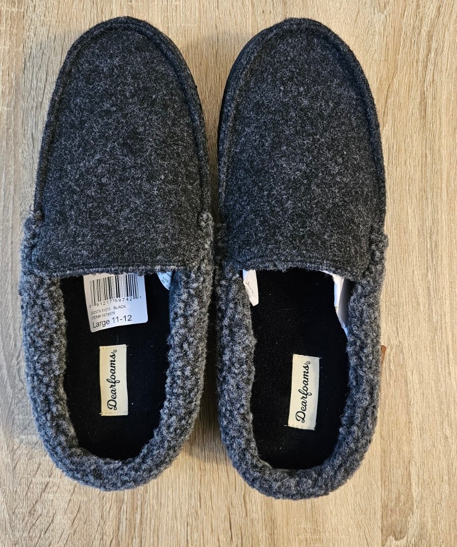 Moccasin Slippers Men's Dearfoam Wide Width Slippers Mens