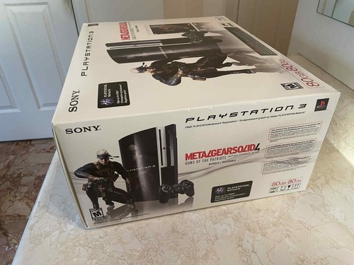 PlayStation 3 PS3 80GB Backward Compatible Metal Gear Solid 4 Pack In Box *NICE* - Picture 5 of 18