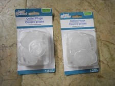 New  2 X 12 Counts Angel Fmine Outlet Plugs Covers Open Outlets BPA Free