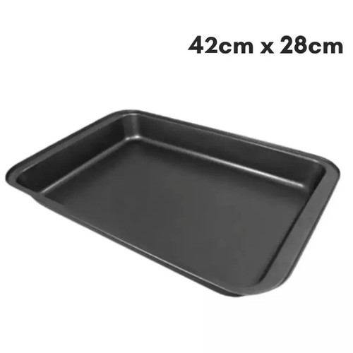 Extra Large Non Stick Oven Baking Roasting Pan Cooking Dish Roast Tin & Trays UK - Picture 6 of 12