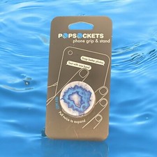 PopSockets Collapsible Grip  Stand for Phones and Tablets - Banded Agate