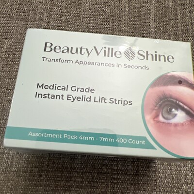 New & Sealed! BeautyVille Shine 400 Eyelid Lift Strips - Eyelid Tape - NIB!