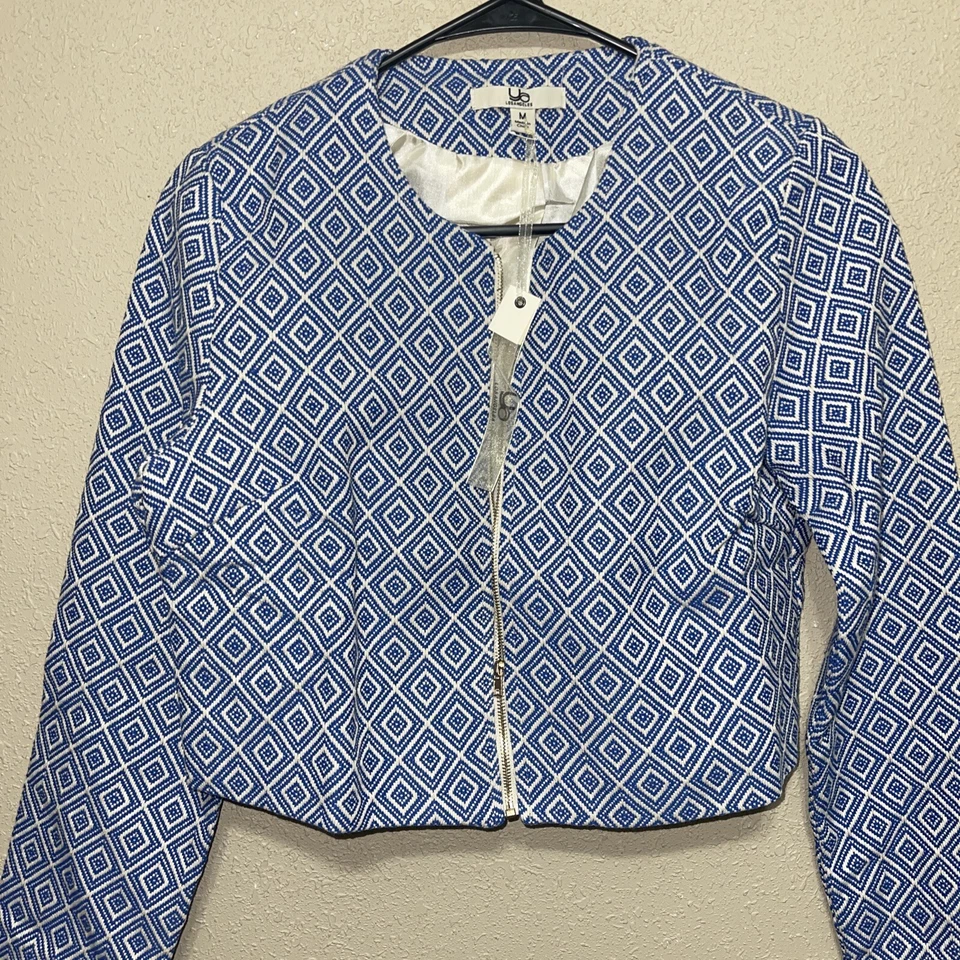 Ya Los Angeles ZIP UP BLAZER TOP SZ M NEW - Image 4 of 4