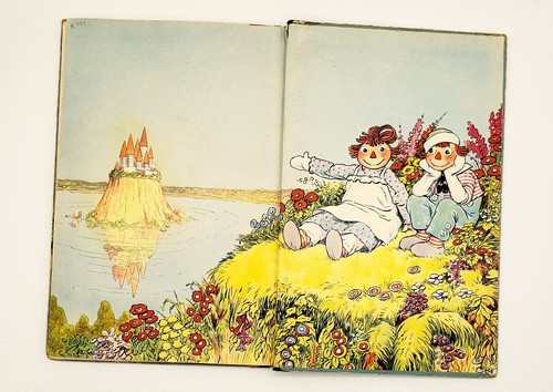 Antique Raggedy Ann Book "Wooden Willie" by Johnny Gruelle 1927 1st Edition HC - Imagen 7 de 7