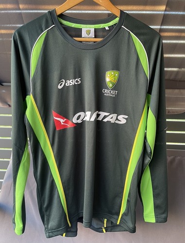 Official Cricket Australia Long Sleeve Shirt Mens Size Small - Picture 6 of 10