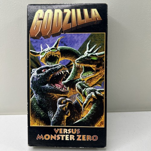 Godzilla Versus Monster Zero VHS Horror Sci-Fi Kaiju Toho Simitar EP Mode