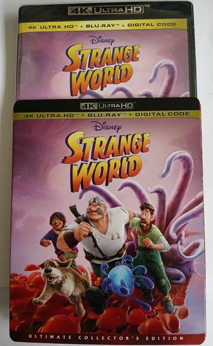 Brand New Sealed Strange World 4K UHD & Blu-ray w/ Slipcover Ultimate Edition