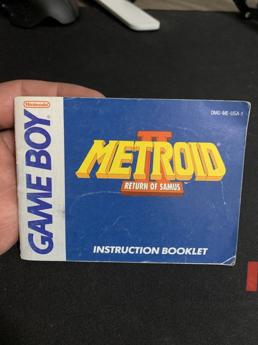 メトロイドII Metroid 2 ゲームボーイ　gameboy 箱　説明書有り 箱・説明書のみ】GB メトロイド2 ゲームボーイ METROIDⅡ - メルカリ