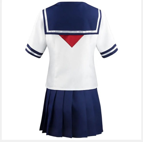 Girl's Navy Blue Sailor Skirt Game Yandere Simulator Ayano Aishi Cosplay Costume - Picture 4 of 12