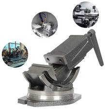Schraubstock 2-Achsen Kippbar Drehbar Maschinenschraubstock 100mm DE