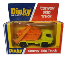 DINKY TOYS 380 CONVOY SKIP TRUCK MODEL MINT & BOXED DIE-CAST VECHILE VINTAGE MIB