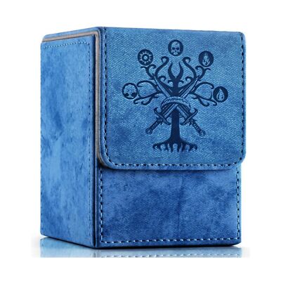 MTG Commander Deck Box, Fits 100+ Single Sleeved Cards, Strong Magnet Magic G...