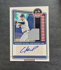 2023 Panini USA Baseball Stars & Stripes Materials Christian Knapczyk Auto