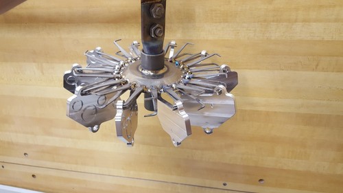 1" Diam Titan Spline 12" lang mit Kupferhaken zum Aluminium eloxieren - Bild 3 von 6