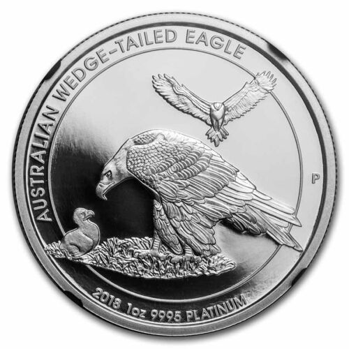 2018-P Australia 1 oz Platinum Wedge Tailed Eagle PF-70 NGC - Picture 2 of 3