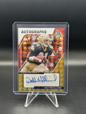 2024 Mosaic Dalton Hilliard Autographs Choice Fusion Red and Yellow AM-DHD